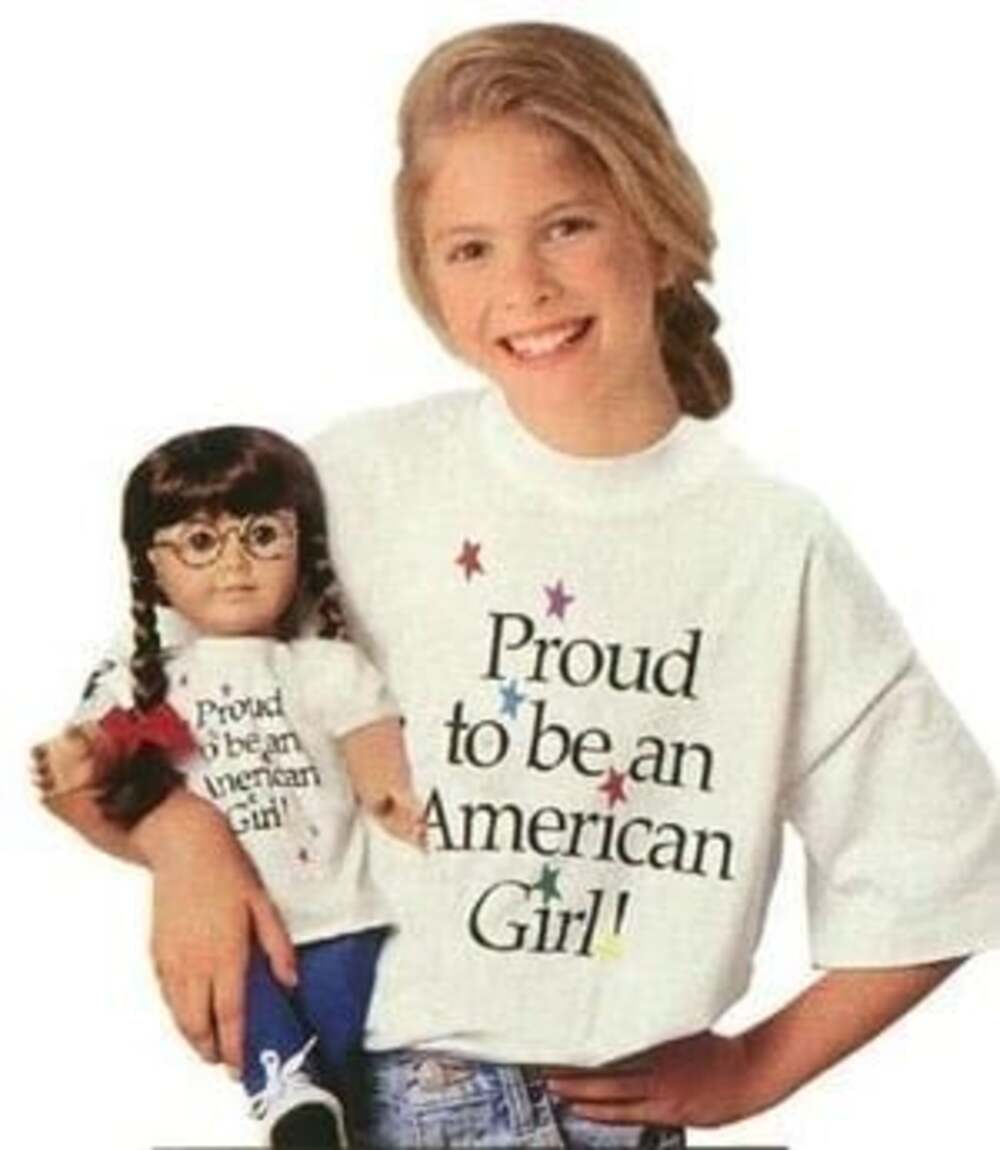 Proud to be an American Girl Size Large New in Box 10th Anniversary Tee T-shirt - Picture 2 of 9